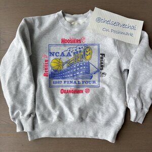 Vintage 1987 Final Four Sweatshir 1987 final four rebels hoosiers Shirt tee